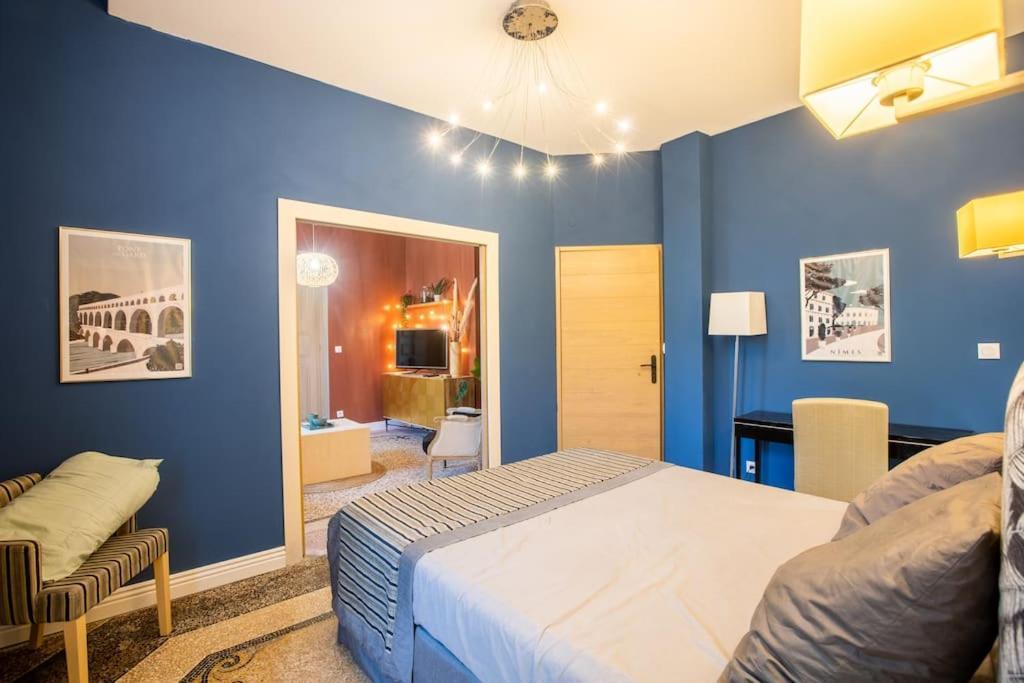 La Suite 2 Pieces Lit Queen Size Entree Privee Nîmes Eksteriør bilde